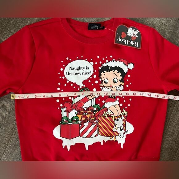 Betty Boop Christmas Sweatshirt- Size Large - Picture 6 of 7